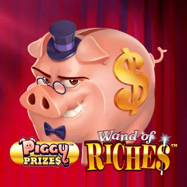 Uncover treasures in Piggy Prizes Wand of Riches by Novomatic.